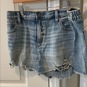 Aerie Blue Jean Shorts